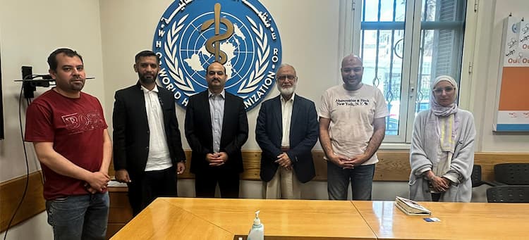 President Alkhidmat's Meeting with WHO Officials Focuses on Health Support for Palestine