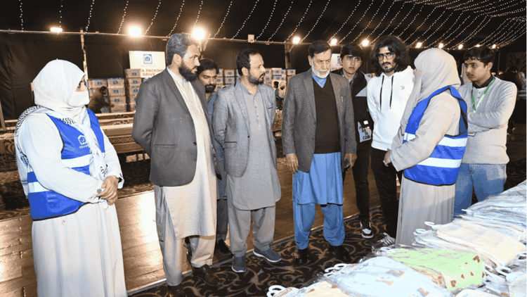 Alkhidmat Women Trust Lahore organised a packing drive to prepare relief goods for Gaza.