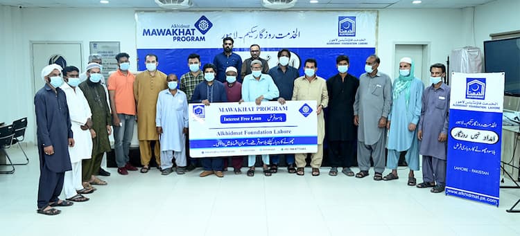 Alkhidmat Distributed Interest-free Loan Cheques to Deserving Individuals in Lahore