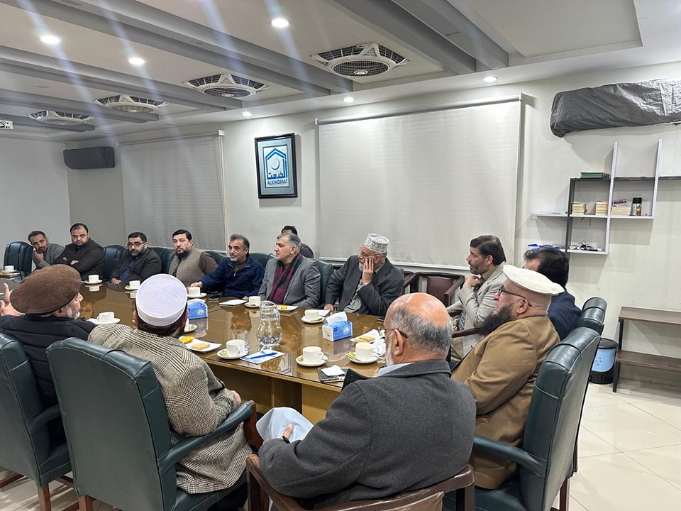 Sarhad Chamber Delegation Visits Alkhidmat Foundation's Provincial Office