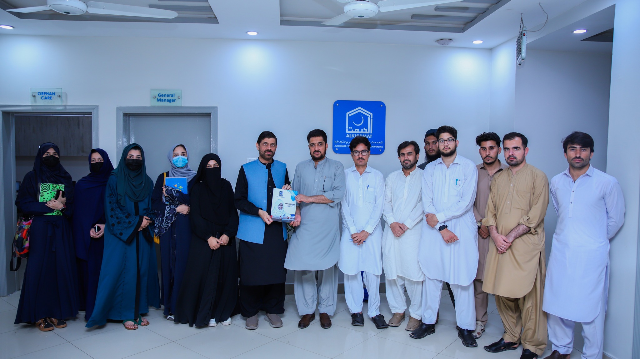 Islamia College Peshawar Students Visit Alkhidmat KP Head office