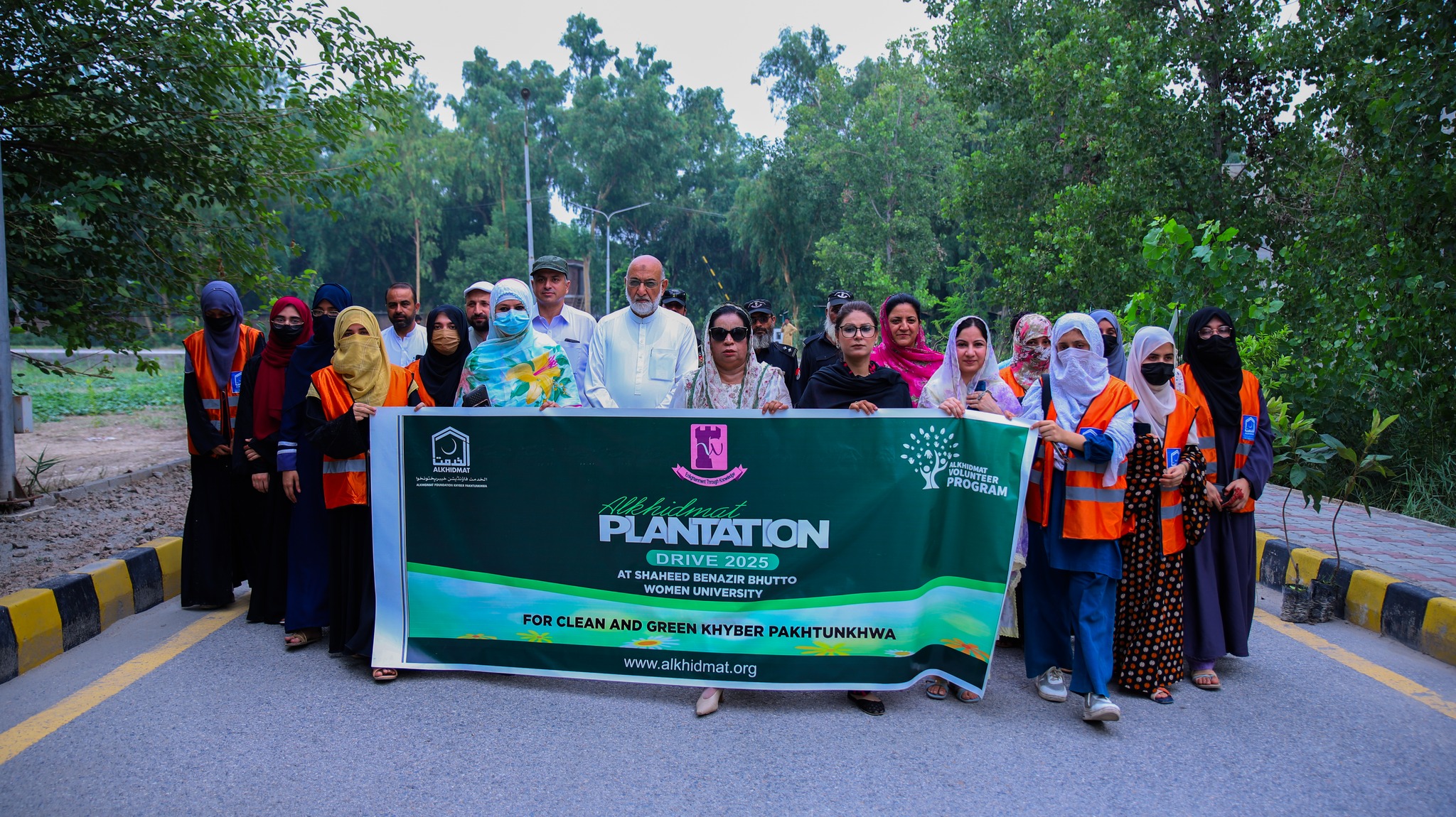 Alkhidmat Launches Tree Plantation Drive at SBBWU