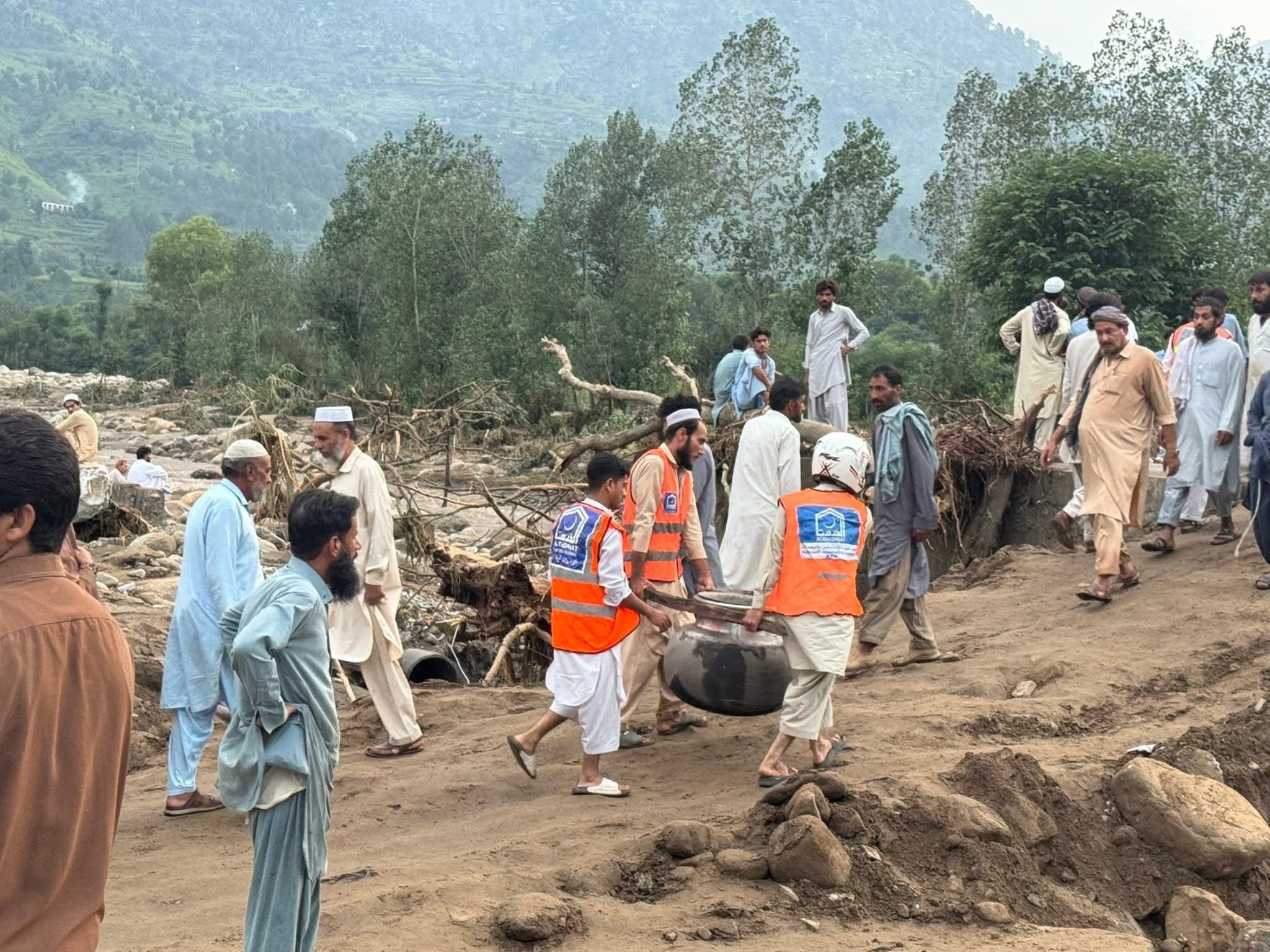 Floods Devastate KP as Alkhidmat Foundation Leads Rescue Efforts