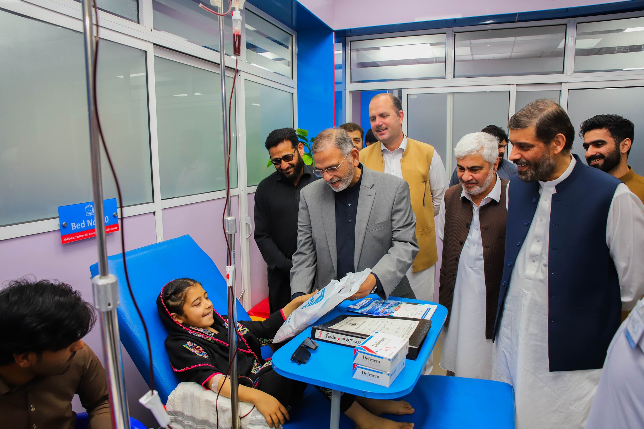 Dr. Mangat Stresses Welfare Expansion, Visits Thalassemia Center