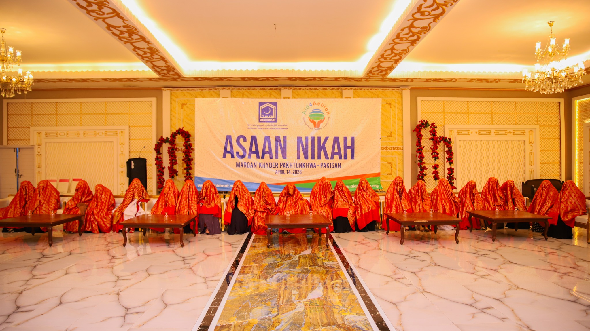 28 Brides Receive Alkhidmat Wedding Gifts