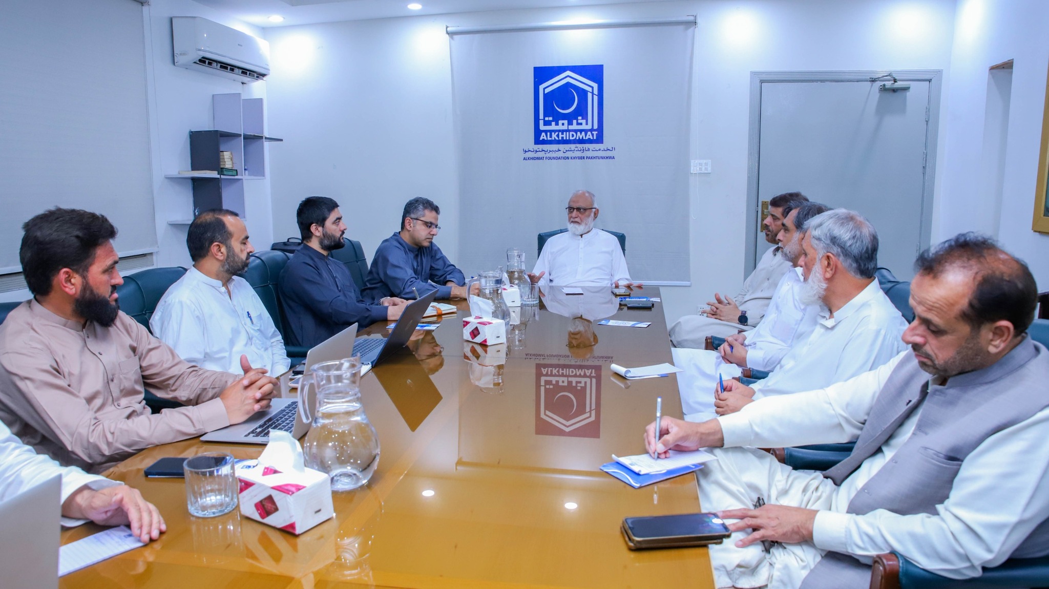 Alkhidmat Reviews Education Strategy in KP