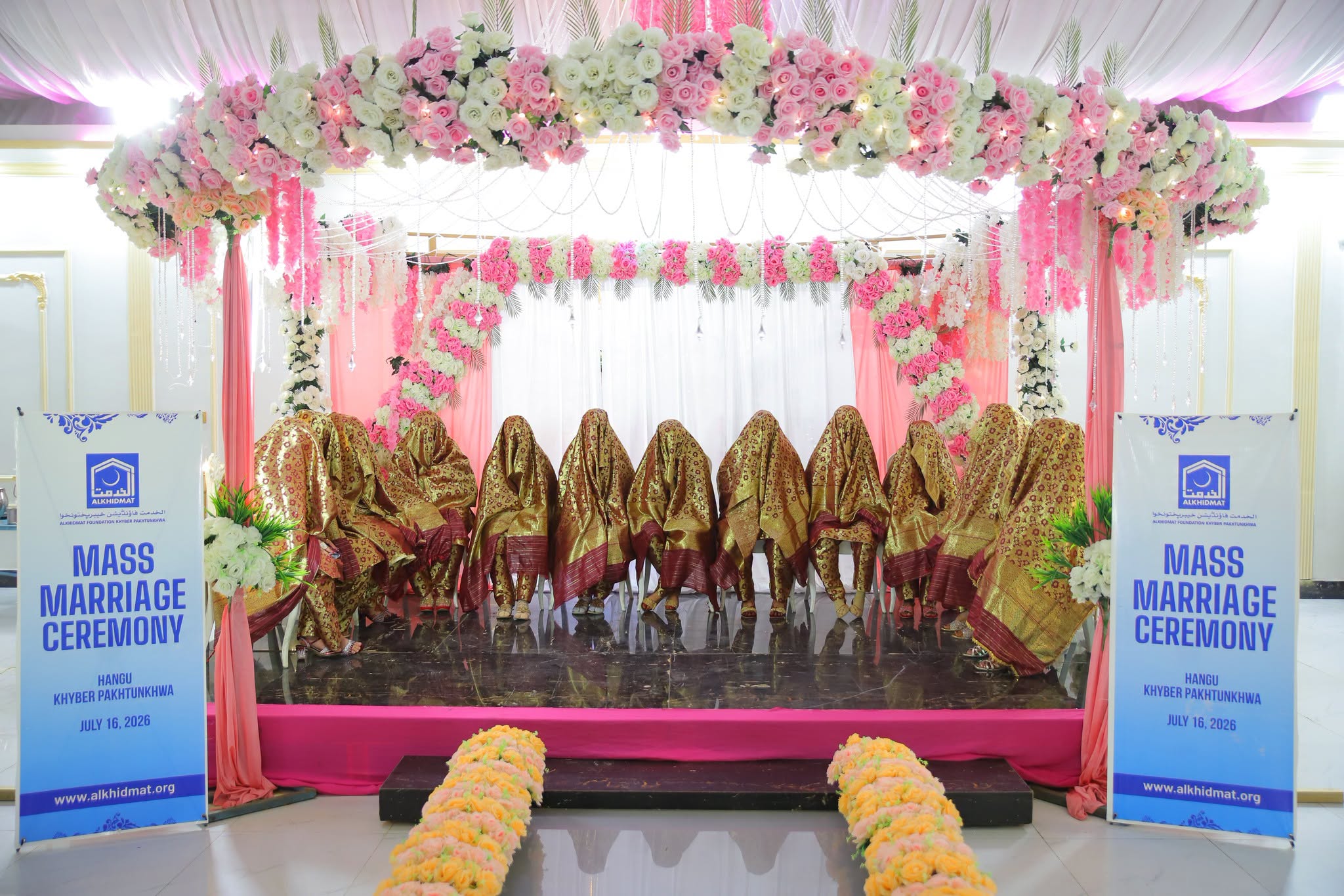 Alkhidmat Organizes Mass Wedding for 15 Deserving Girls in Hangu